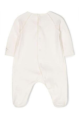 Cream white stretch-cotton romper TEDDY & MINOU KIDS | I23TU010M7015102